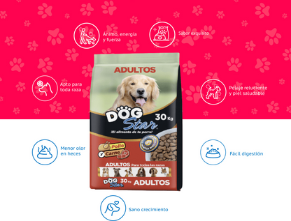 Dog Star Adultos De Pollo y Carne