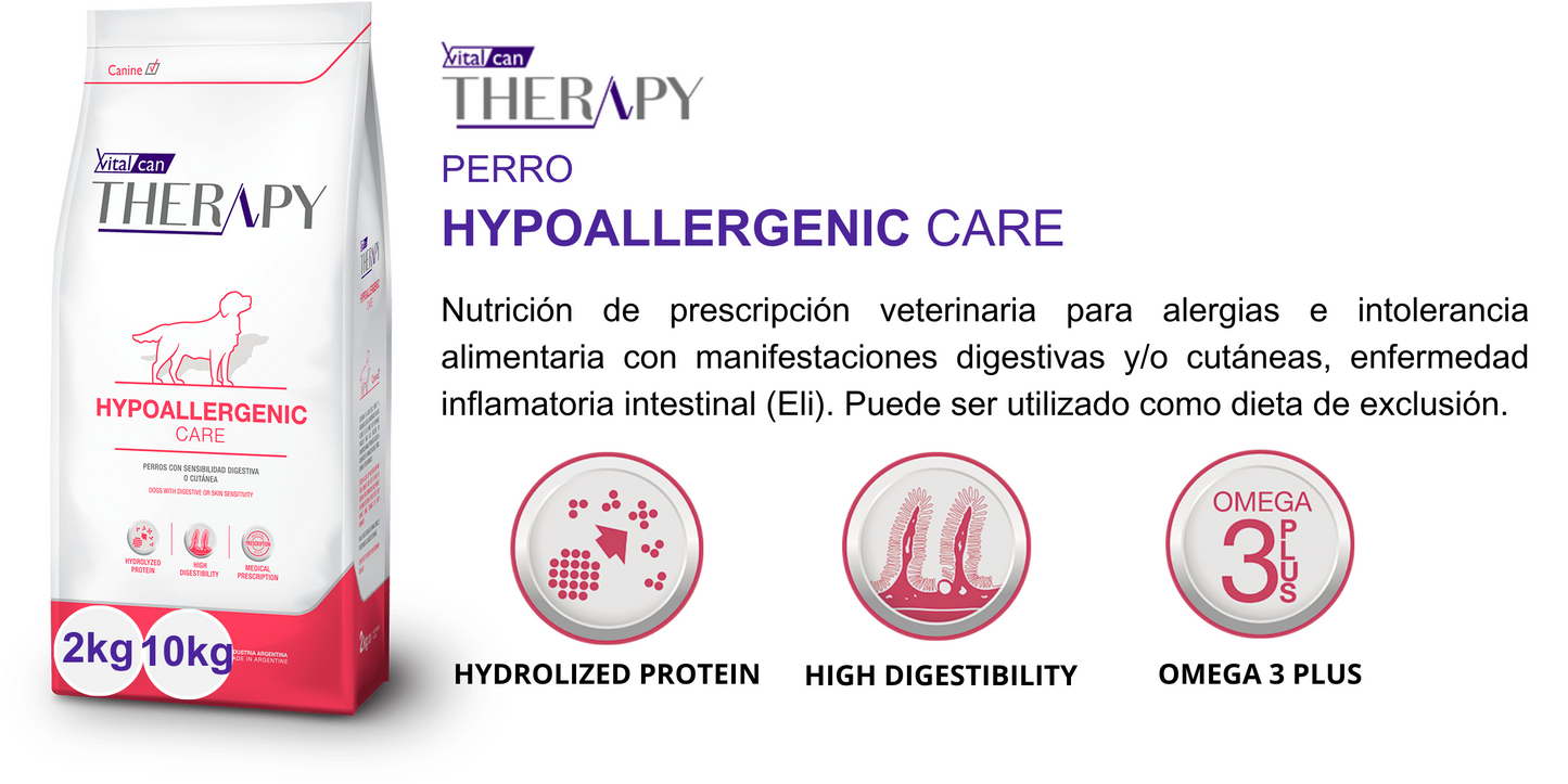 Therapy Hypoallergenic Care Perro