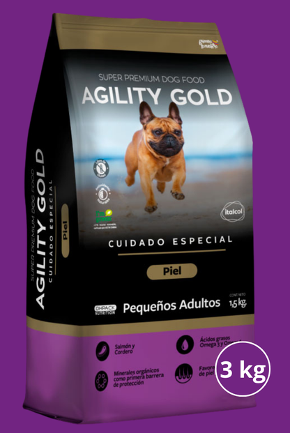 Agility Gold Cuidado Especial Piel Pequeños Adultos